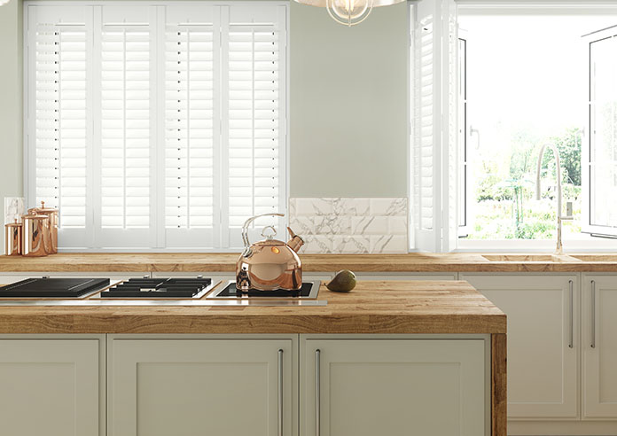 Bromley, Classic White - Full Height Plantation Shutter - Image 3